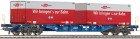 66624 Roco Container carrier car